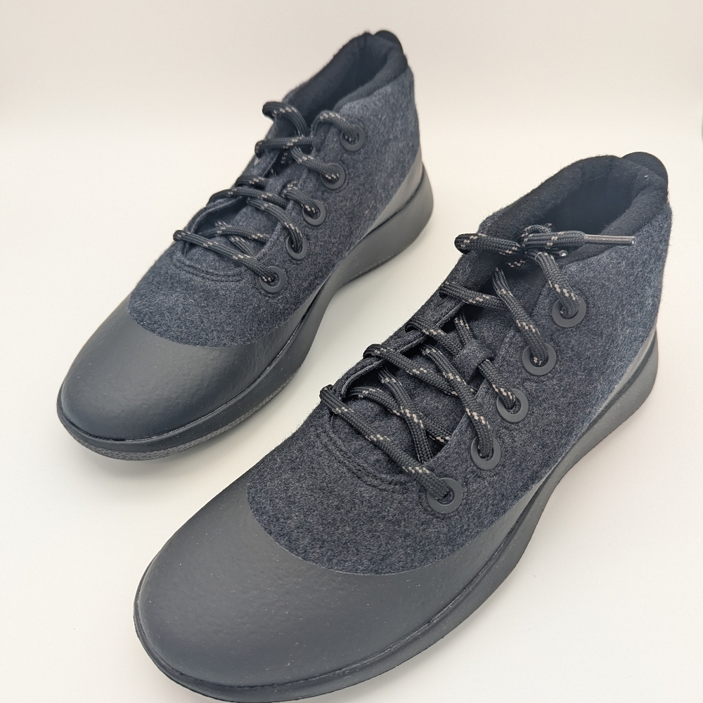 AllBirds Men's Wool Runner-Up Mizzle Plus Natural Black Size 11